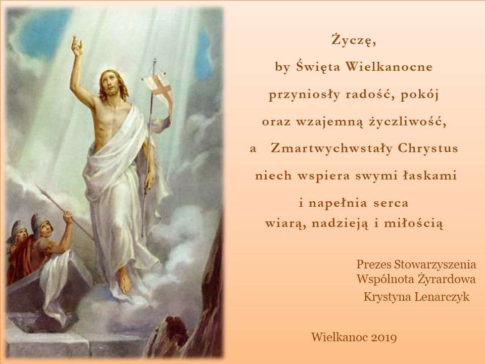 Życzenia Wielkanoc 2019